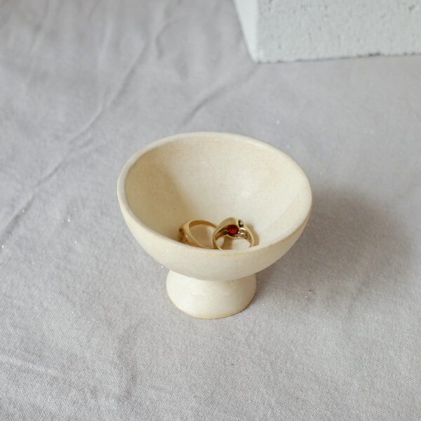 Ceramic Porcelain Trinket for Jewelry Bowl with Rings